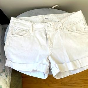 Hudson white shorts - size 30